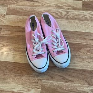 Hot pink converse only worn once